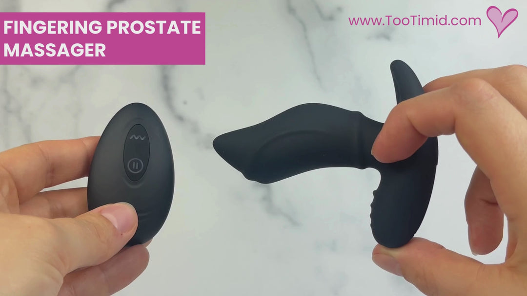 video of black fingering prostate massager