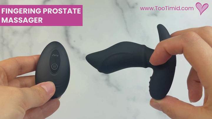 video of black fingering prostate massager