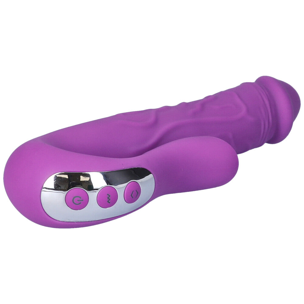 Fluttering Tongues Rotating Duo Vibrator