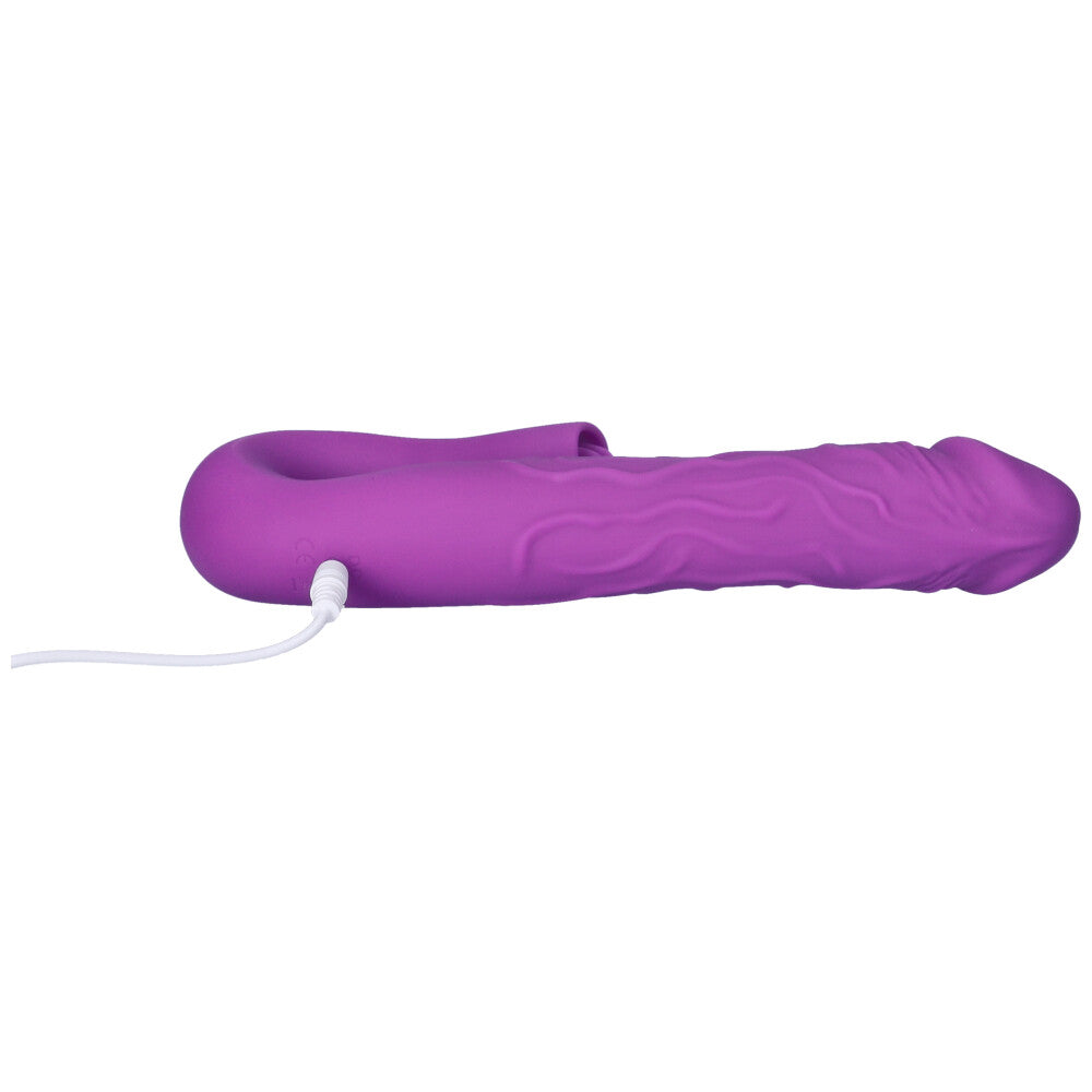 Fluttering Tongues Rotating Duo Vibrator