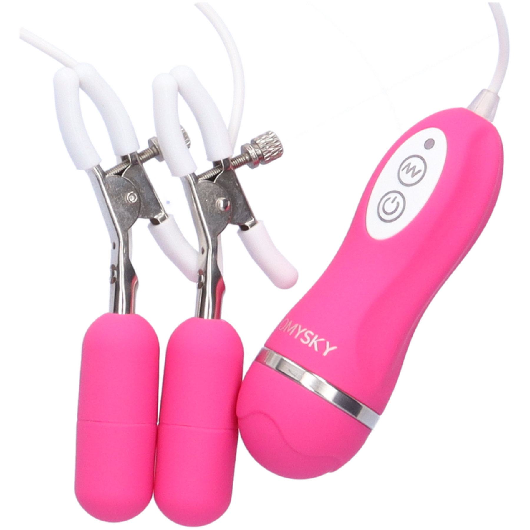 Powerful Vibrating Nipple Clamps with Remote TooTimid.com Powerful Vibrating Nipple Clamps with Remote TooTimid.com