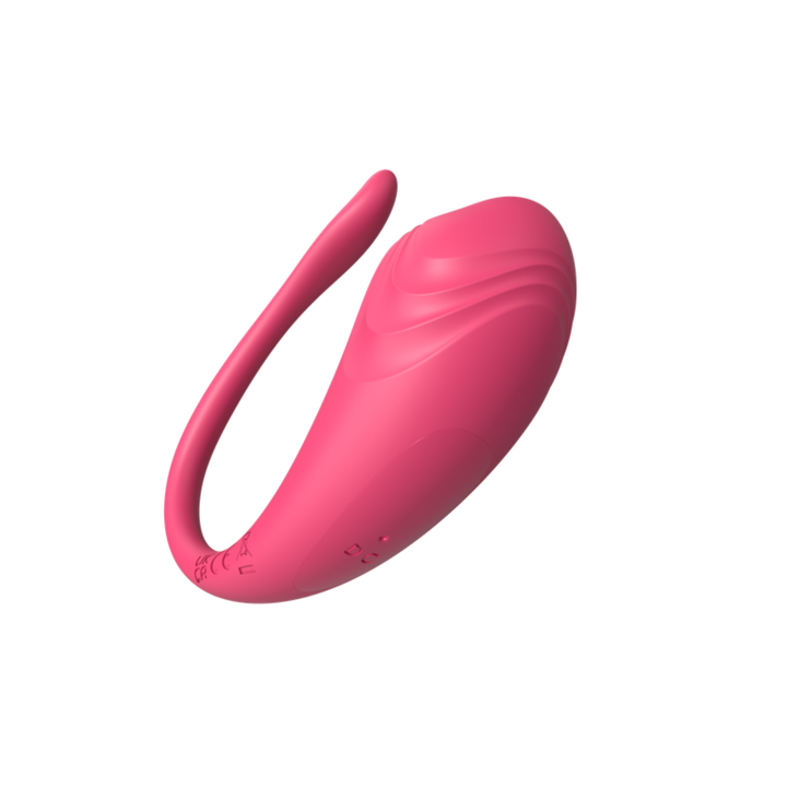 back view of bluetooth vibrating egg showing charging port