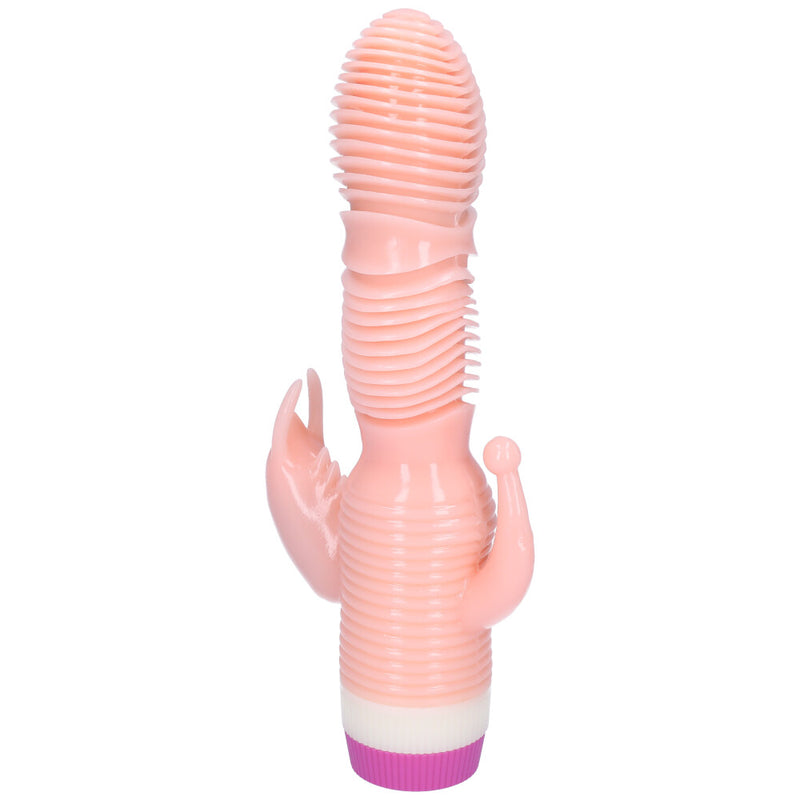 Flexible ribbed vibrator