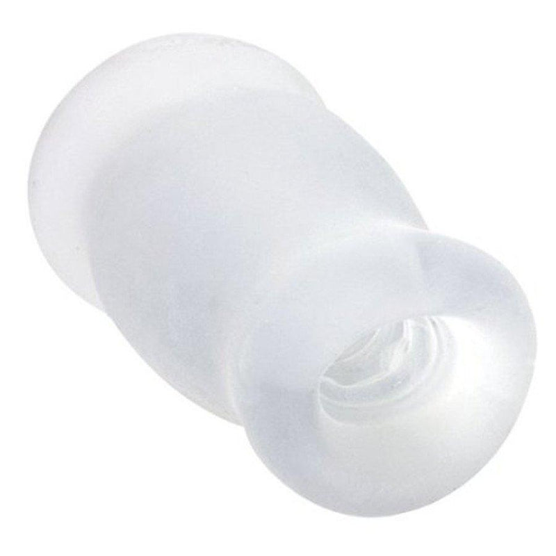 Ribbed and clear male masturbation sleeve