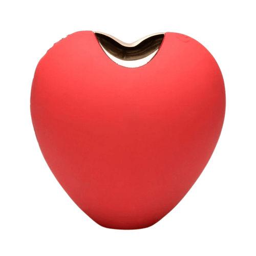 Discreet heart-shaped air stimulation clit vibrator by Shegasm