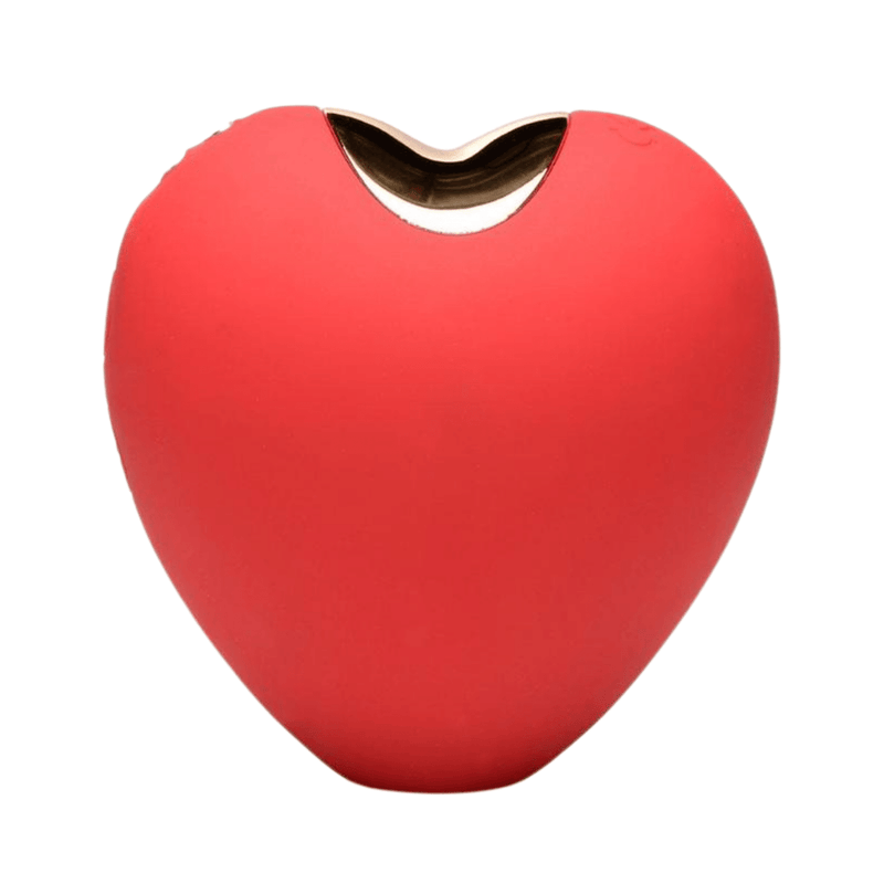 Discreet heart-shaped air stimulation clit vibrator by Shegasm
