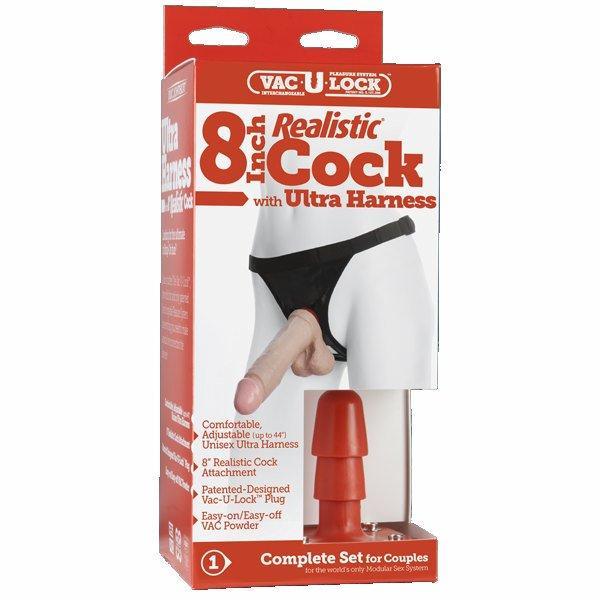 Vac U Lock Ultra Harness 2 And Plug With Dong - Clearance Items