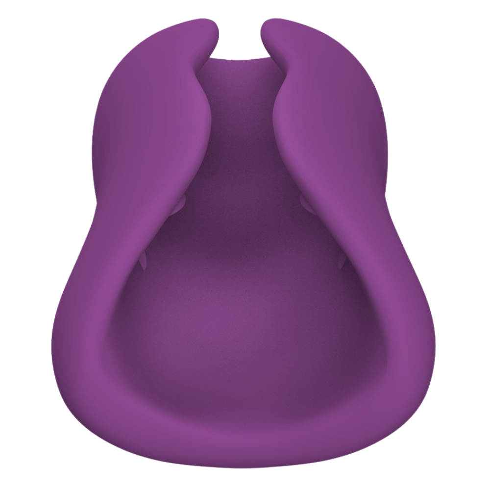 Close-up image of the opening of the masturbator.
