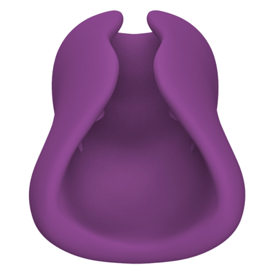 Close-up image of the opening of the masturbator.