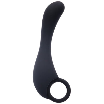 Silicone curve prostate massager