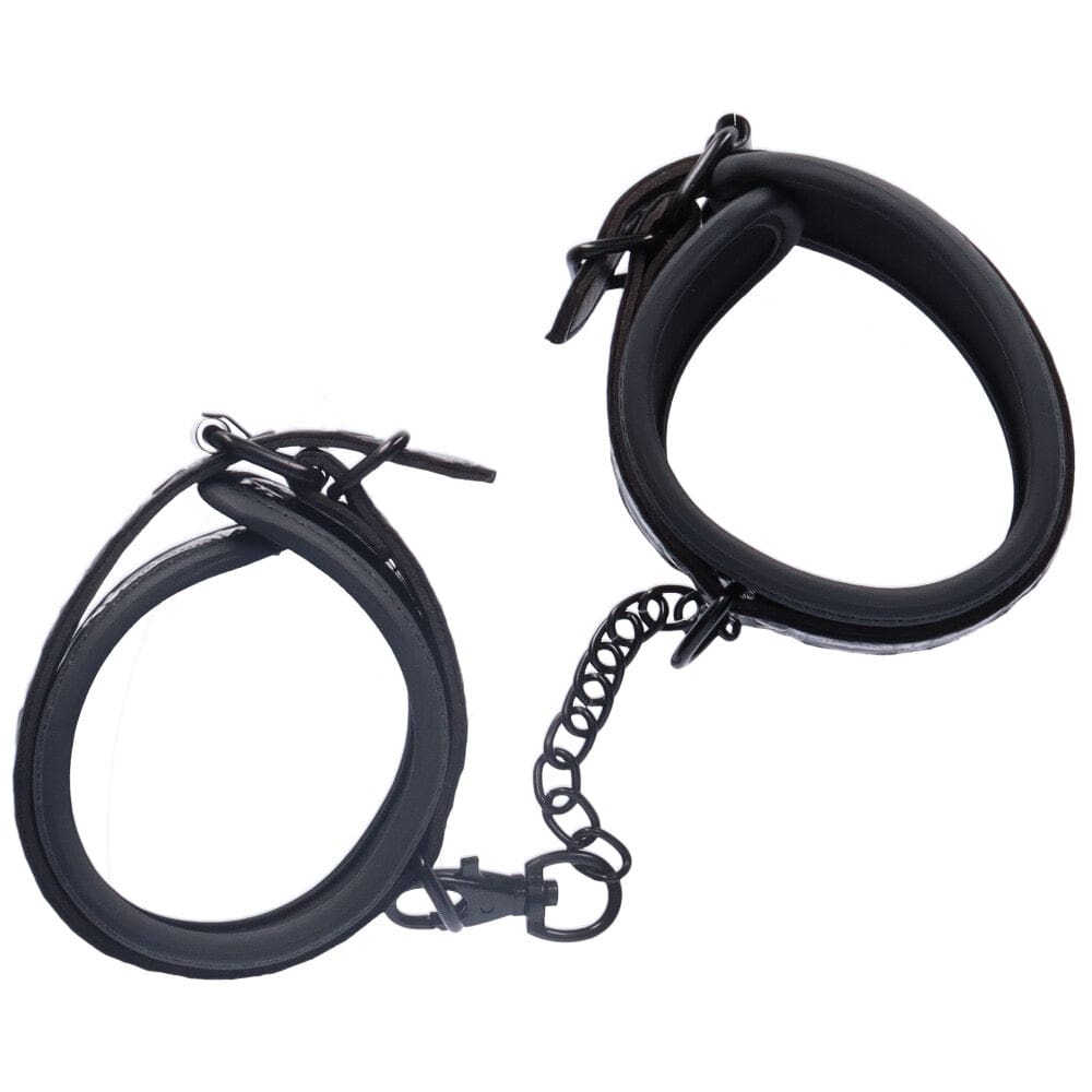 Black wrist cuffs