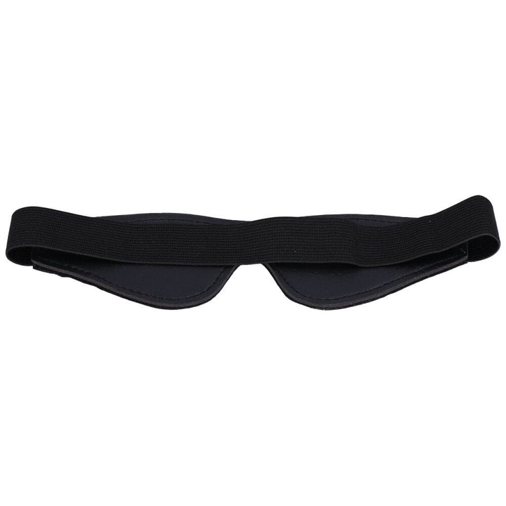 Black blindfold with elastic band