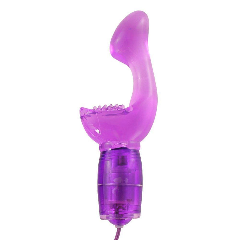 Small purple vibrator with texture