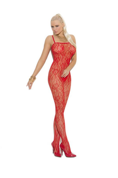 Rose Lace Bodystocking - One Size and Queen Available - Lingerie