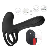 Vibrating cock ring is rechargeable.