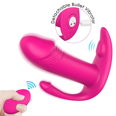 Pink triple stimulation bullet.
