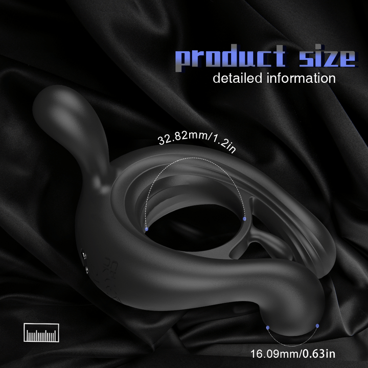 Product dimensions of cock ring.