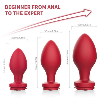 Anal plug set is good for beginners or experts.