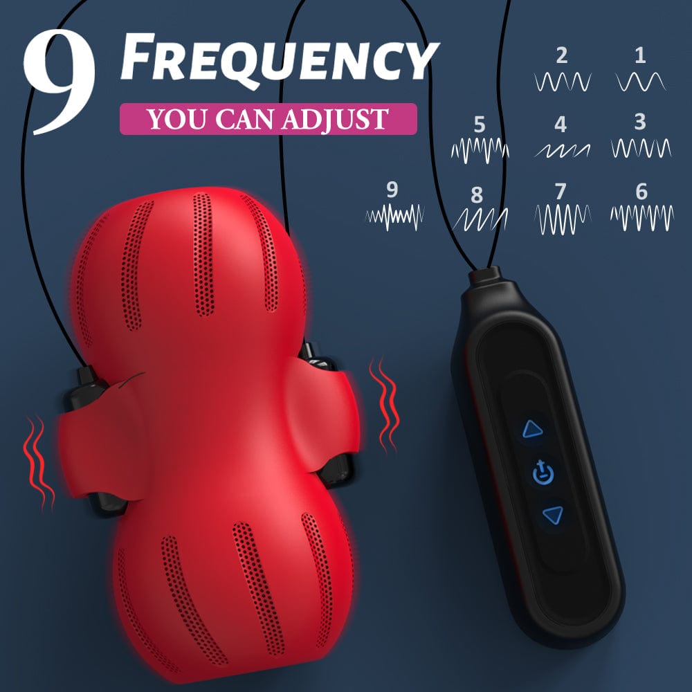 9 vibration modes of vibrating masturbator.