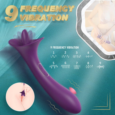 9 vibration modes of tongue vibrator.