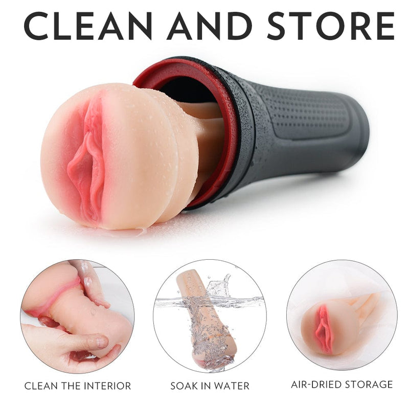 Clean and store this male stroker easily. 
