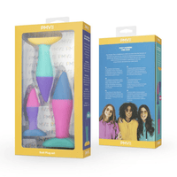 Koda anal plug set product packaging.