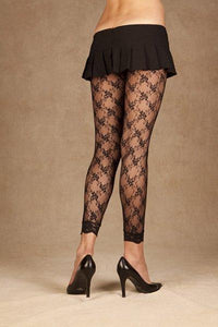 Black Lace Leggings - One Size and Queen Available - Lingerie