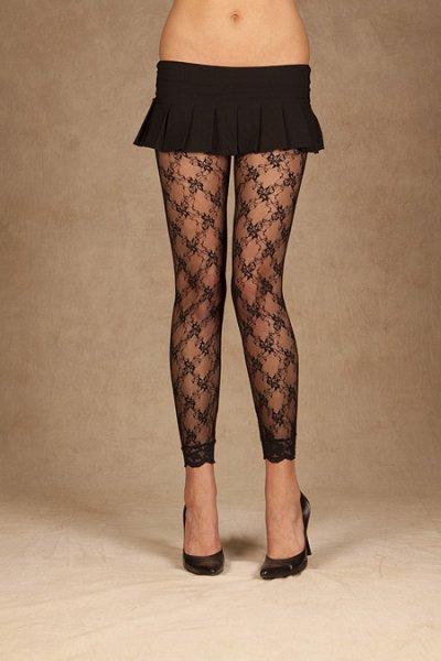 Black Lace Leggings - One Size and Queen Available - Lingerie