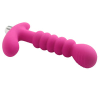 Side angle of rippled anal vibrator