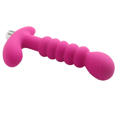 Side angle of rippled anal vibrator