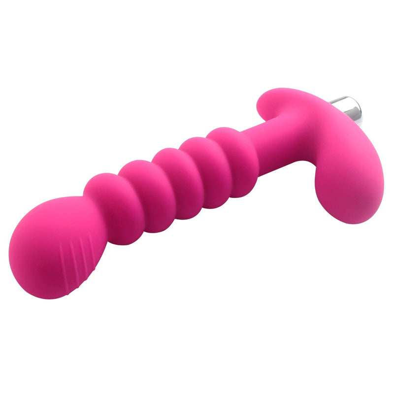 Front angle of beaded prostate massager 