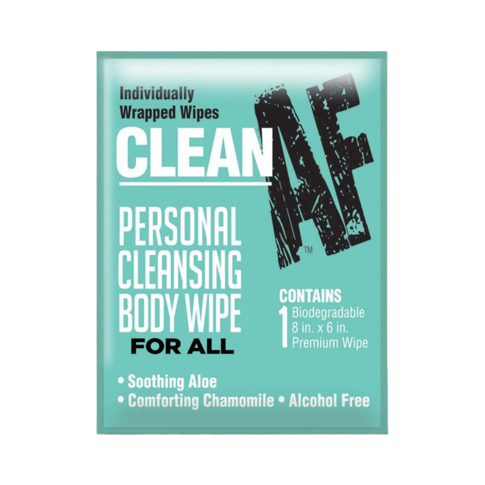 Image of the packet of one of the cleaning wipes.