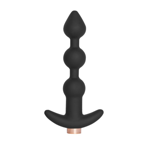Silicone beaded anal vibrator