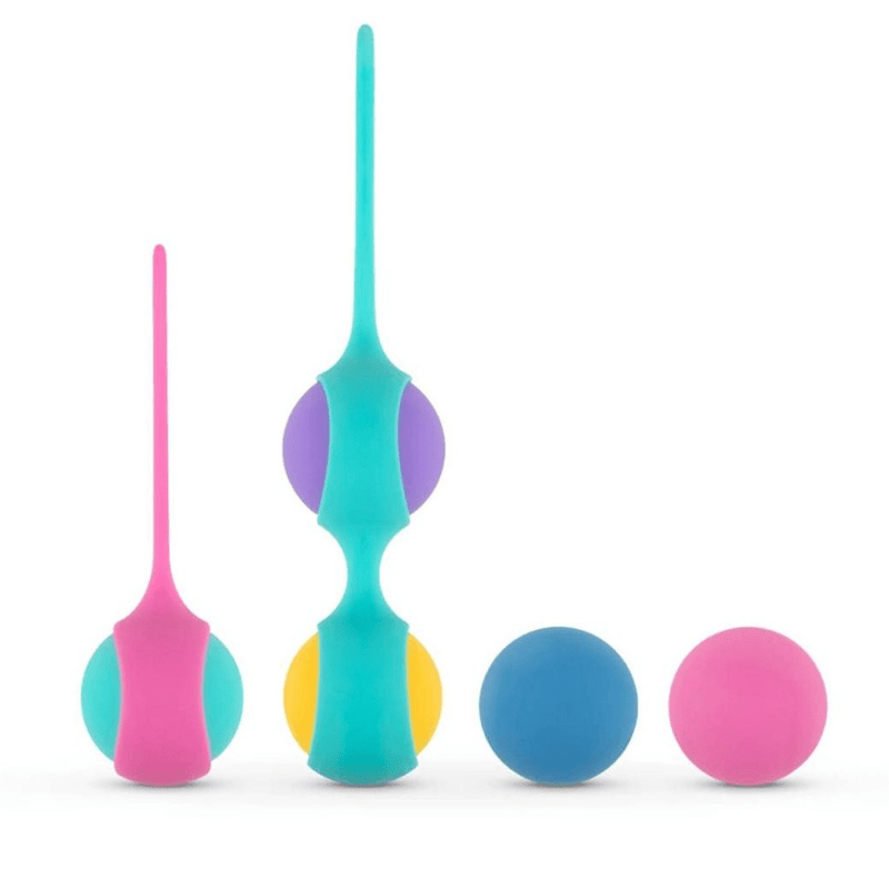 Vita kegel balls from the side.
