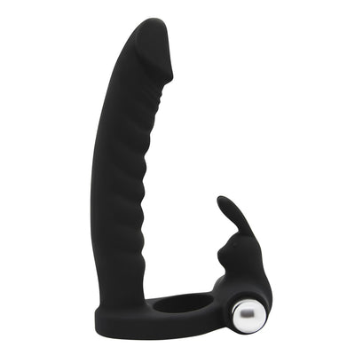 Dual Penetrating Rabbit Cock Ring | Couples Toy