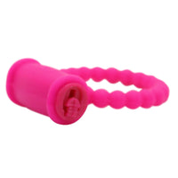 Vibrating Beaded Cock Ring | Male Sex Toys
