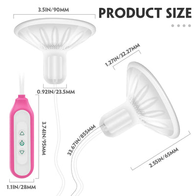 Product sizing of nipple suckers