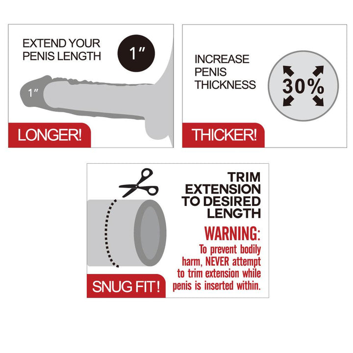 1inch Penis Extender | Male Sex Toy Enhancers