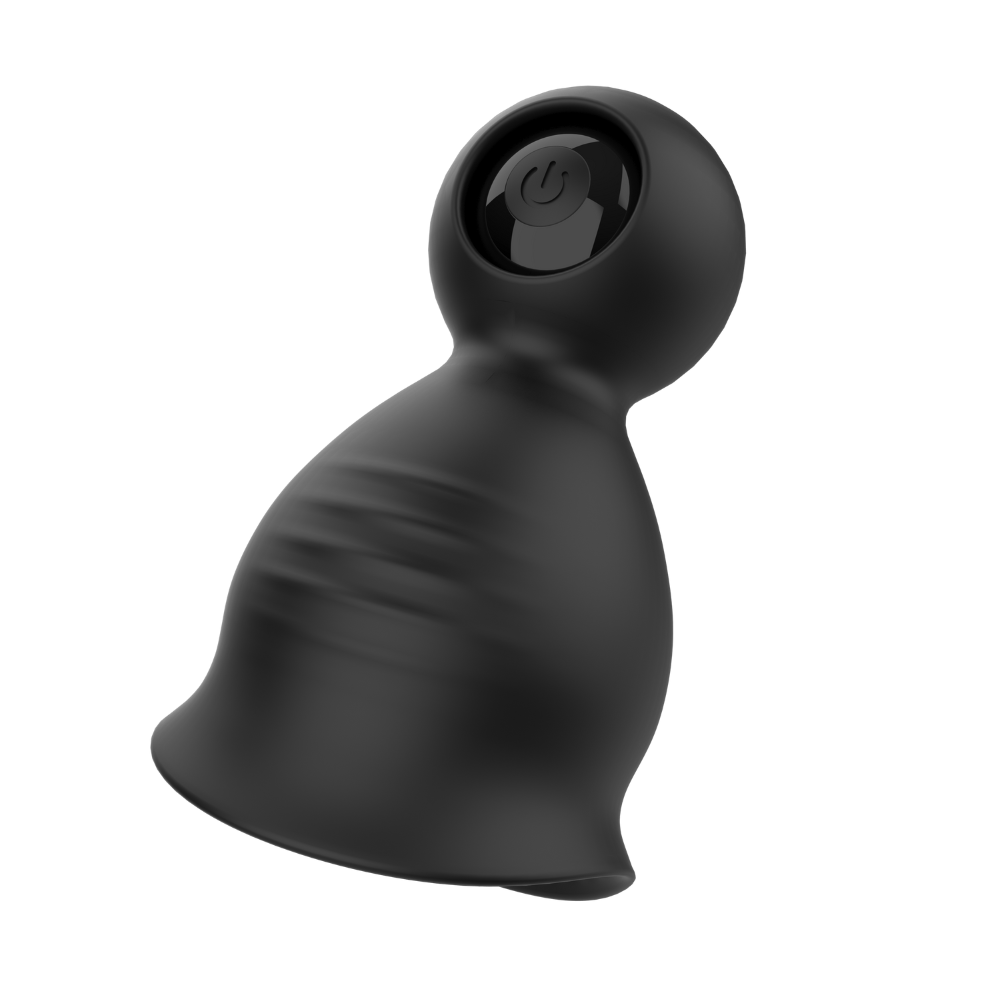 The penis tip massager from the front and turned slightly to the side.