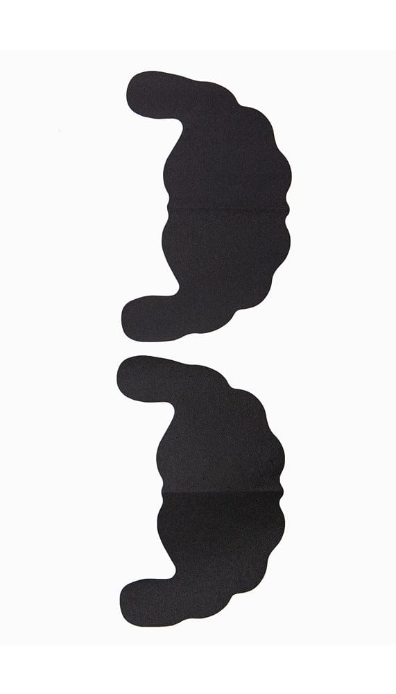Black breast lifting stickers.