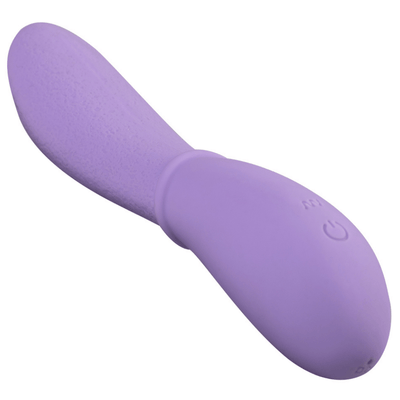 Another close-up image of the vibrator turned slightly to the side.