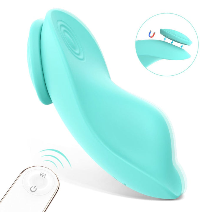 Discreet Panty Vibrator Displaying magnetic security and wireless remote