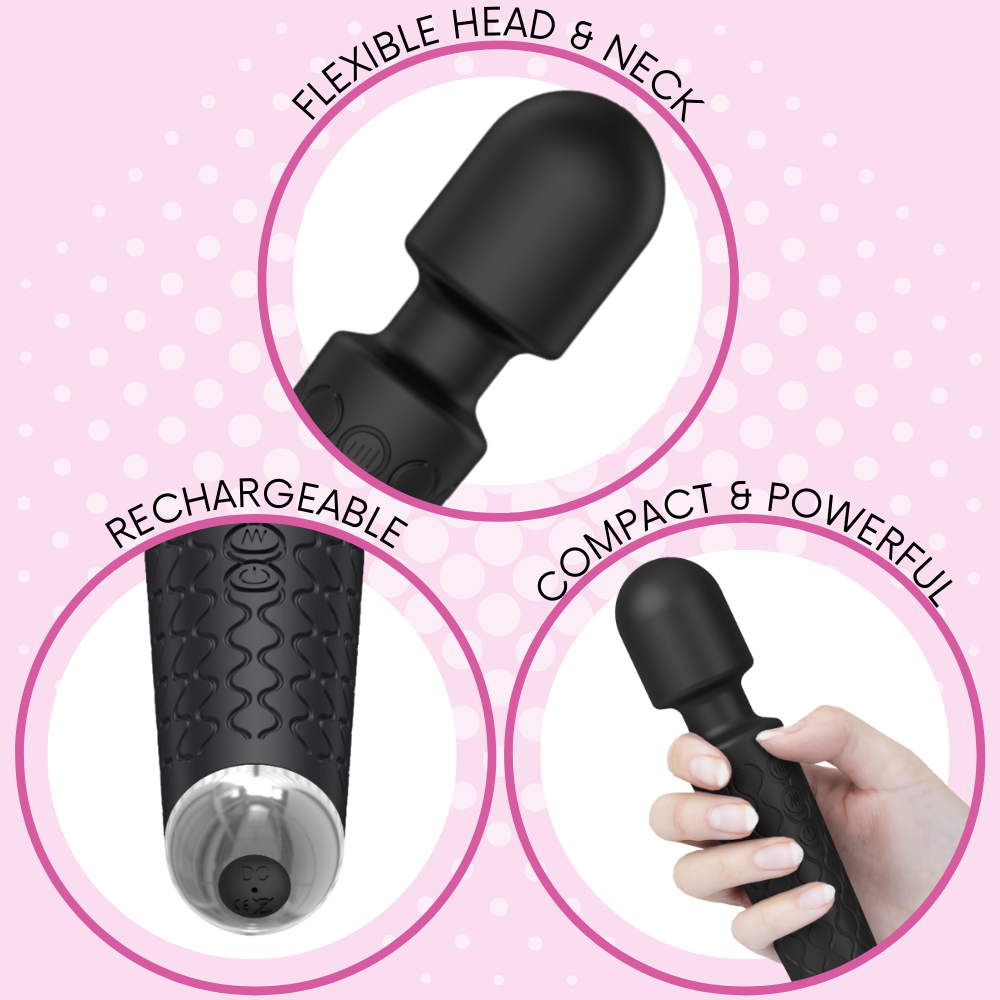 Flexible head and neck, compact and powerful, and rechargeable