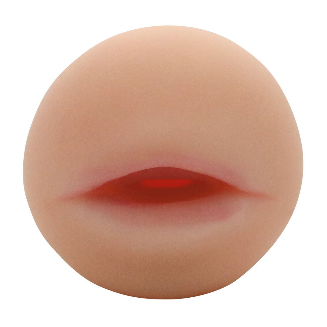 Close up image of the mouth masturbator! This toy is ultra-realistic and will feel just like a real-life blowjob! Spice up your masturbation session or use with a partner during foreplay to spice things up!