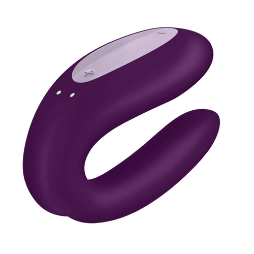 Image of the purple couples vibrator.