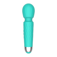 Vibrating wand massager from the side.
