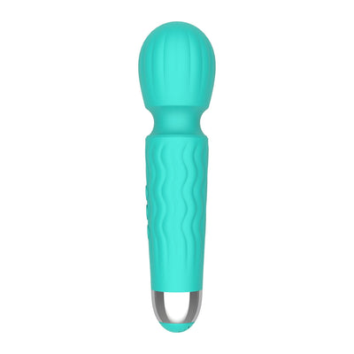 Vibrating wand massager from the side.