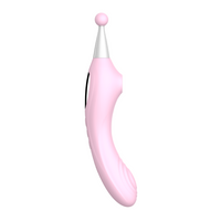 air pulse toy with vibrating tip facing right