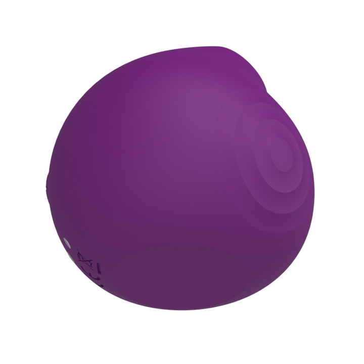 purple suction vibrator facing back right