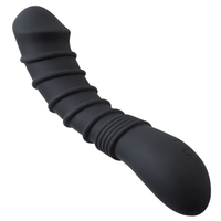 Image of the dildo laying down and turned to the side.